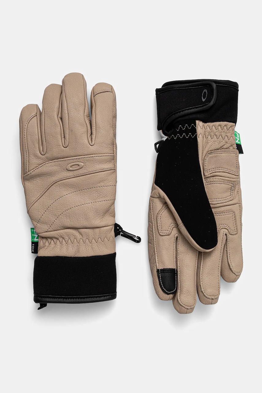 Oakley mănuși Peak culoarea bej, FOS800047 Oakley mănuși Peak culoarea bej, FOS800047