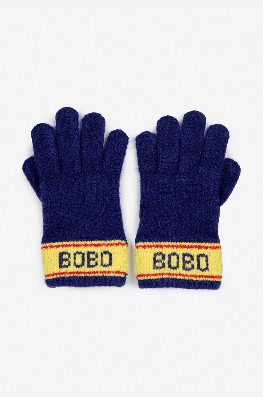 Bobo Choses manusi copii culoarea albastru marin, 224AI040