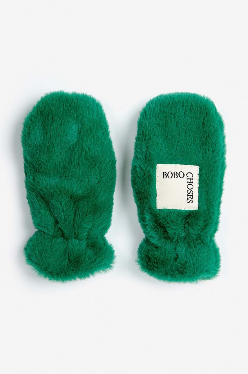 

Детски ръкавици Bobo Choses в зелено 224AI044, Зелен