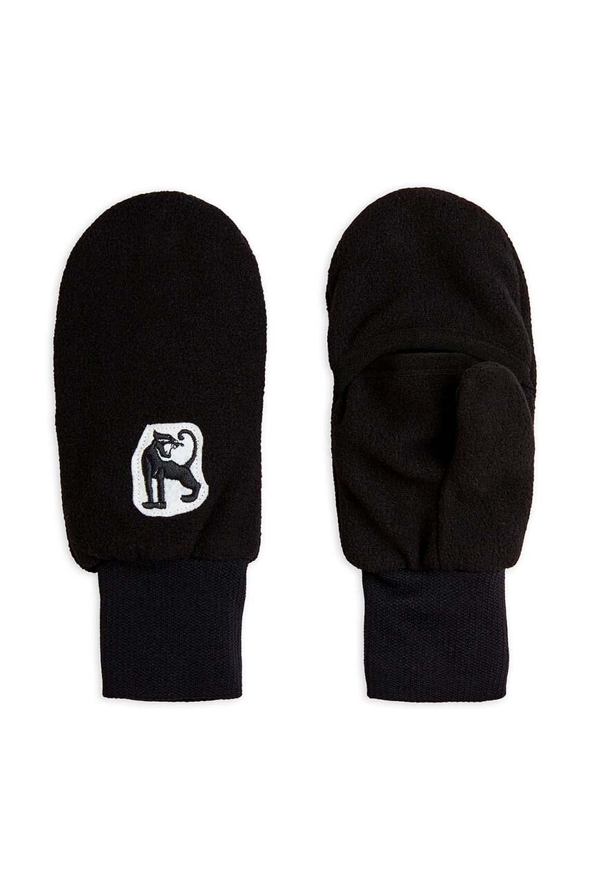 Mini Rodini manusi copii culoarea negru, 1100011899 Mini Rodini manusi copii culoarea negru, 1100011899