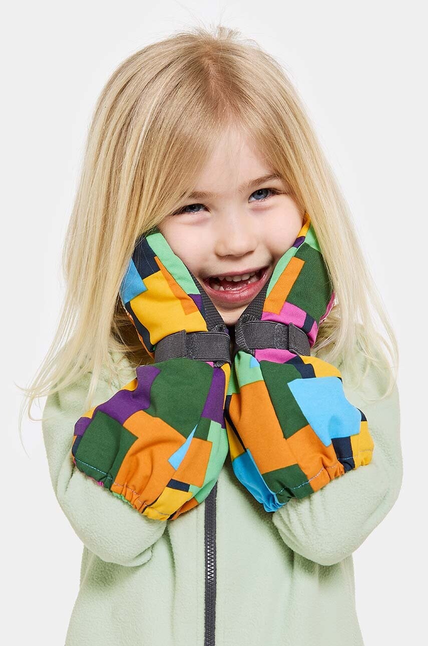 

Детски ръкавици Didriksons BIGGLES PR MITTEN 505597, Многоцветен