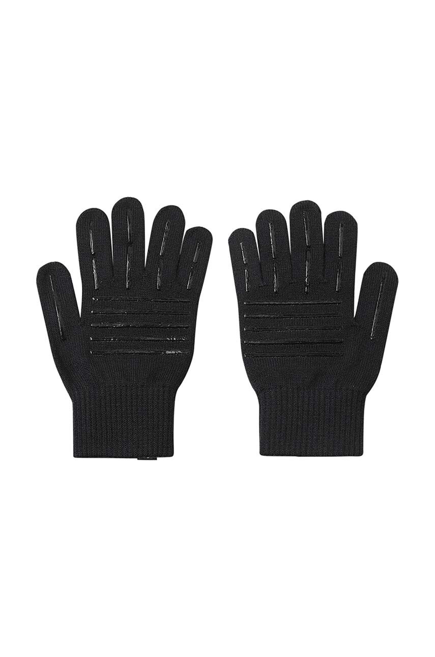 Дитячі вовняні рукавички Reima Nappaus колір чорний 5300273A