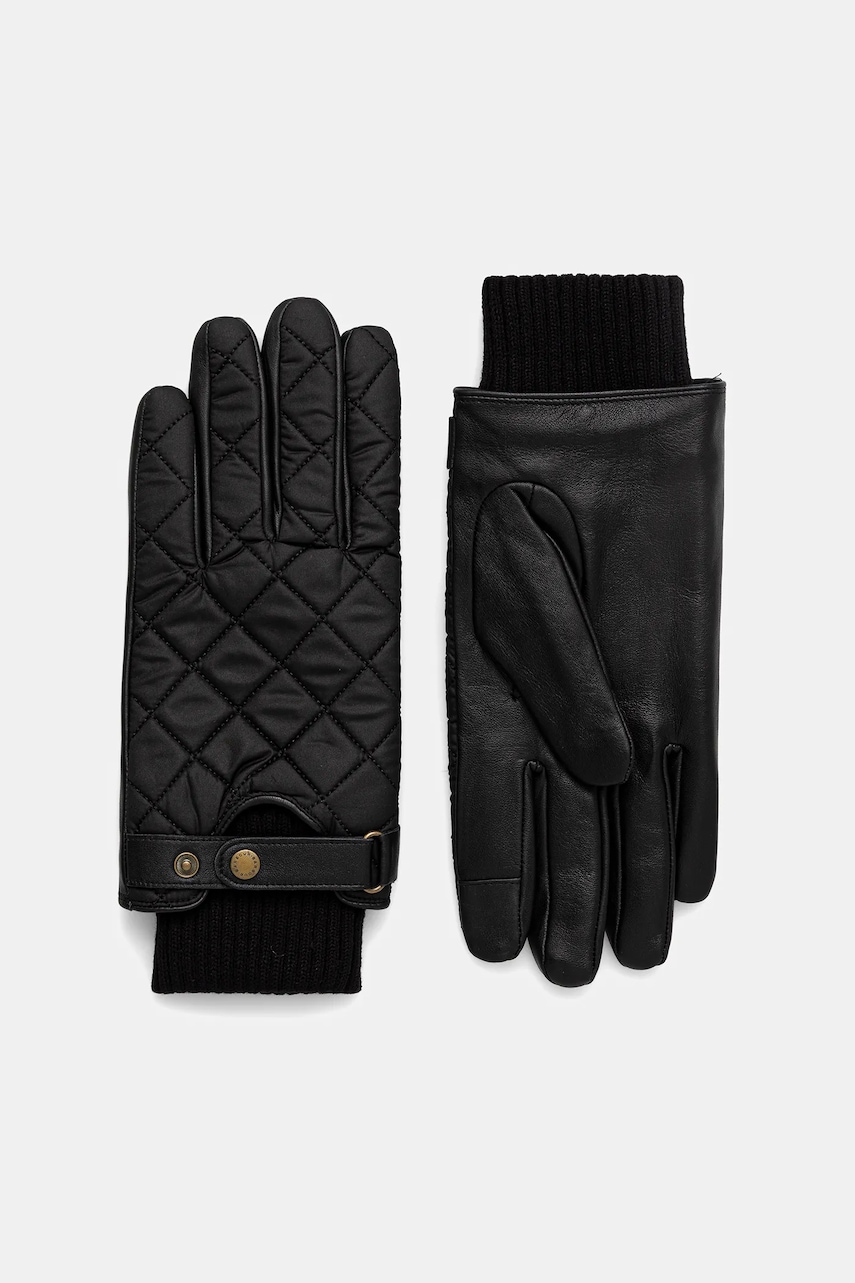 Barbour mănuși culoarea verde, MGL0135