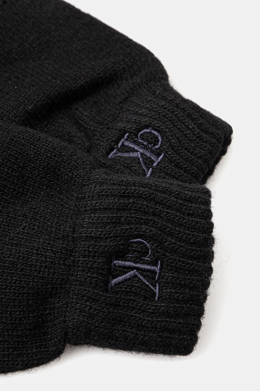 Шерстяные перчатки Calvin Klein цвет чёрный K50K512462 Шерстяные перчатки Calvin Klein цвет чёрный K50K512462