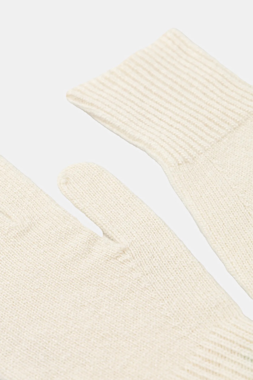 Шерстяные перчатки United Colors of Benetton цвет чёрный 1202DG00E