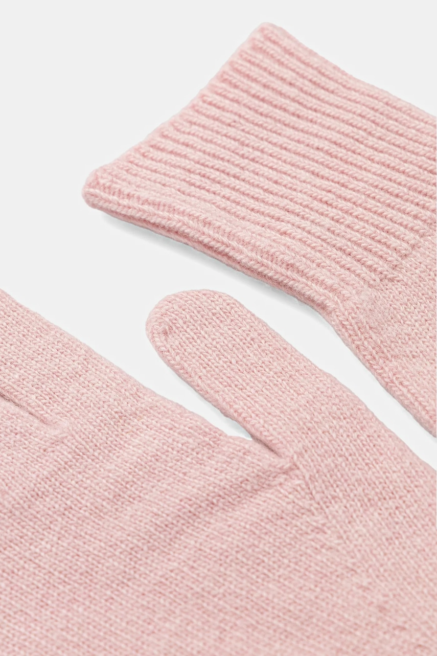 Шерстяные перчатки United Colors of Benetton цвет чёрный 1202DG00E Шерстяные перчатки United Colors of Benetton цвет чёрный 1202DG00E