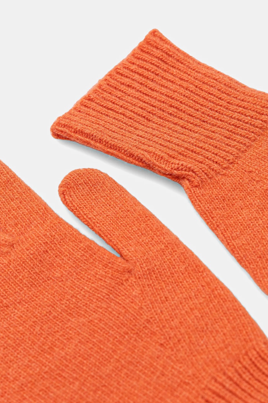 Шерстяные перчатки United Colors of Benetton цвет чёрный 1202DG00E