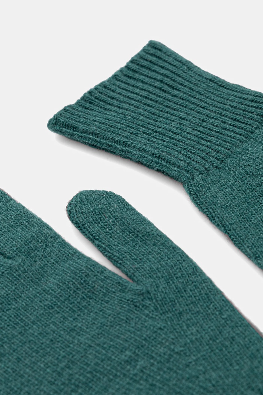 Шерстяные перчатки United Colors of Benetton цвет чёрный 1202DG00E