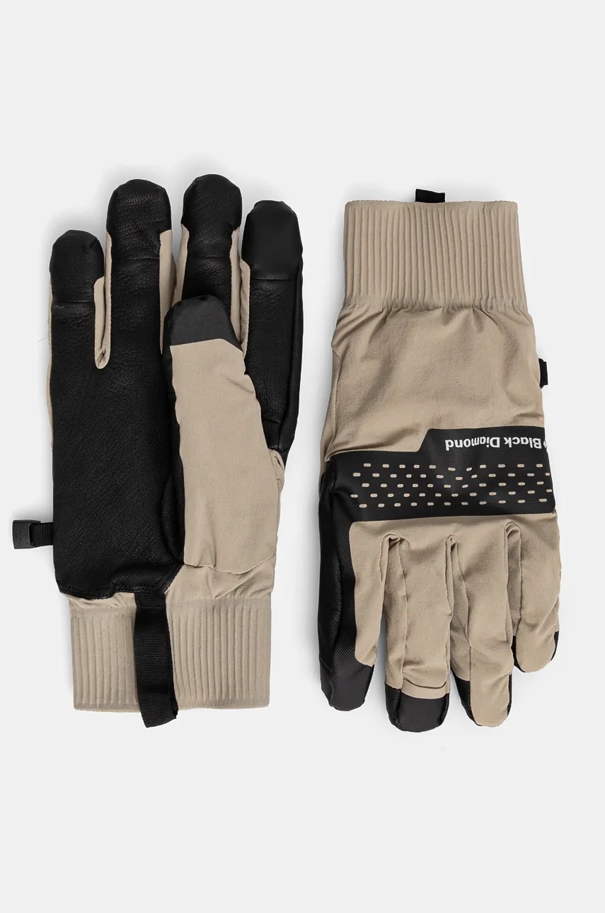 Black Diamond manusi Alpine Softshell culoarea bej, BD801743 Black Diamond manusi Alpine Softshell culoarea bej, BD801743