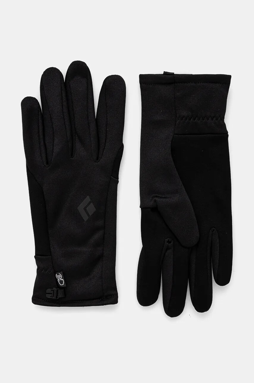 Black Diamond manusi MidWeight ScreenTap Liners culoarea negru, BD801806 Black Diamond manusi MidWeight ScreenTap Liners culoarea negru, BD801806