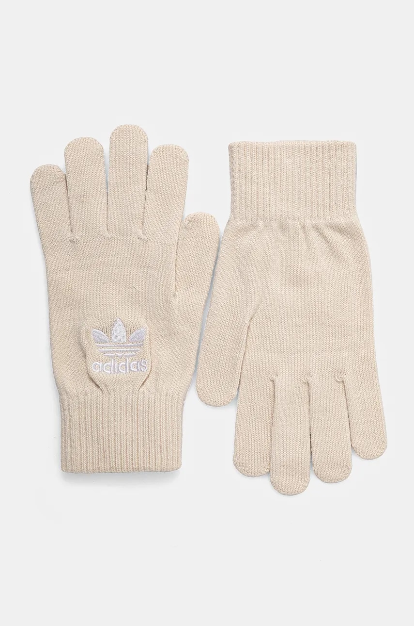 adidas Originals manusi culoarea bej, IY4645 adidas Originals manusi culoarea bej, IY4645