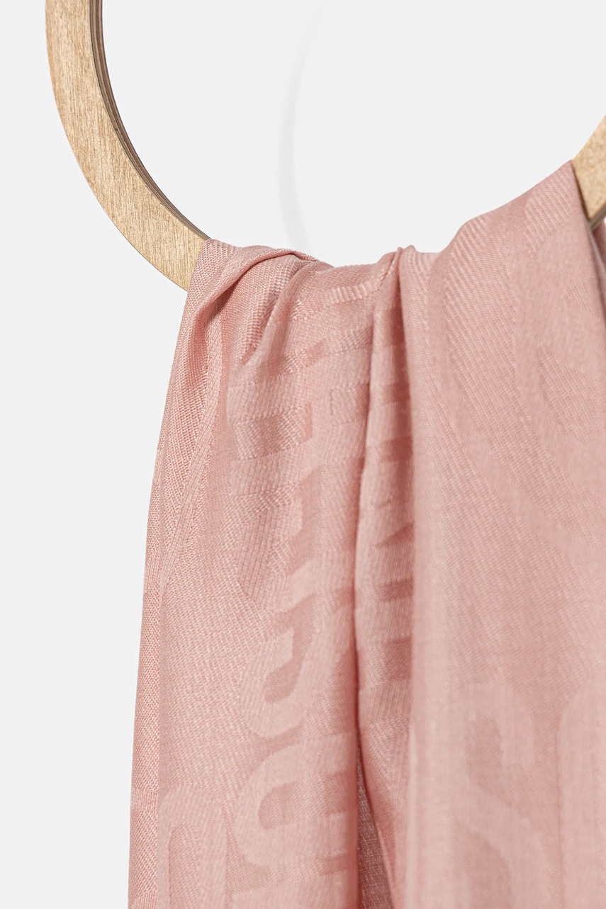 Шерстяной шарф Moschino цвет чёрный однотонный M2943 3232