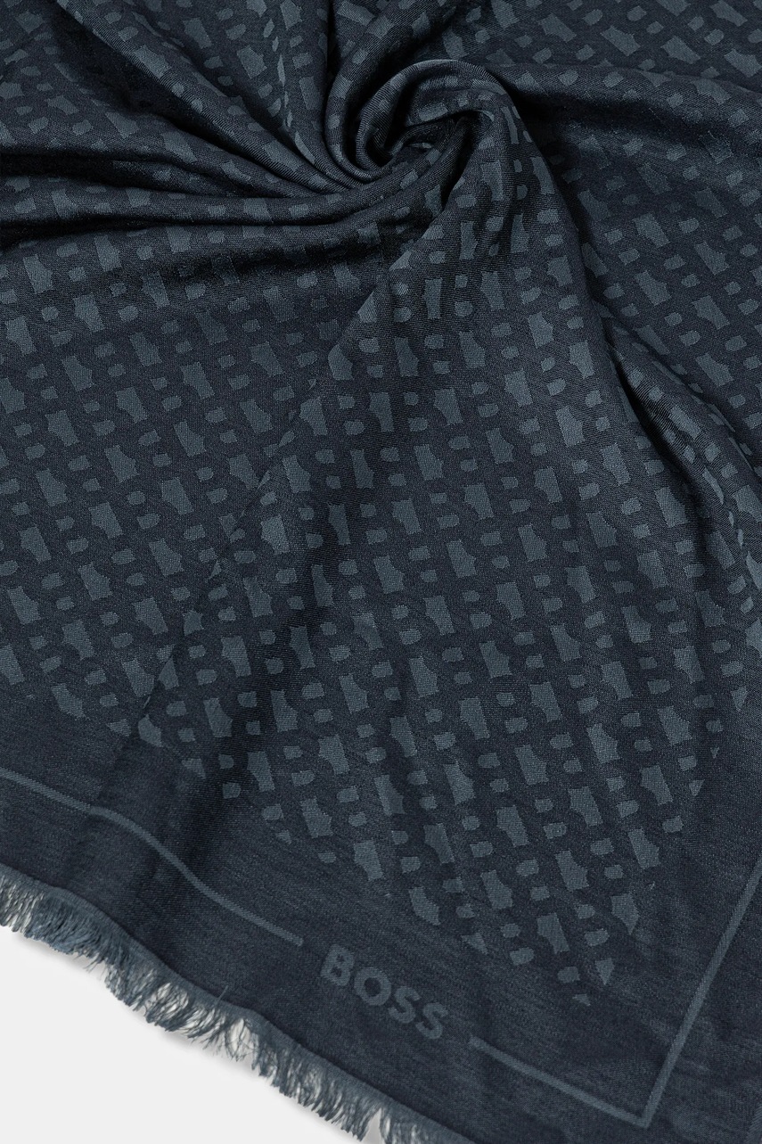 Платок с примесью шерсти BOSS цвет розовый 50517733