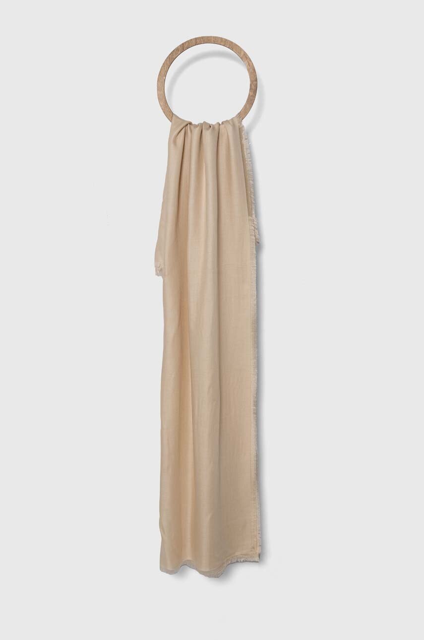 

Тънък шал Weekend Max Mara в бежово с изчистен дизайн 2425546014600, Бежов