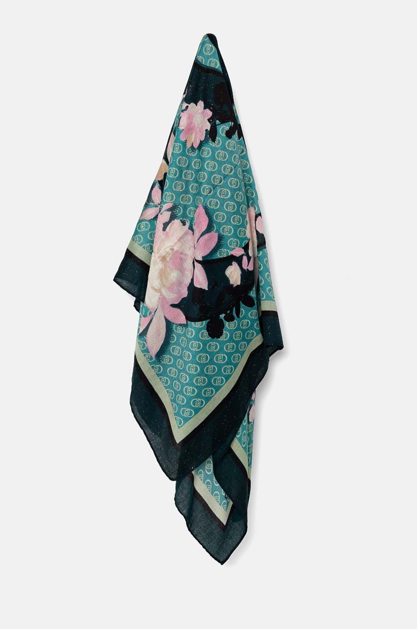 

Тънък шал Liu Jo в зелено с десен 2F4098 T0300, Зелен