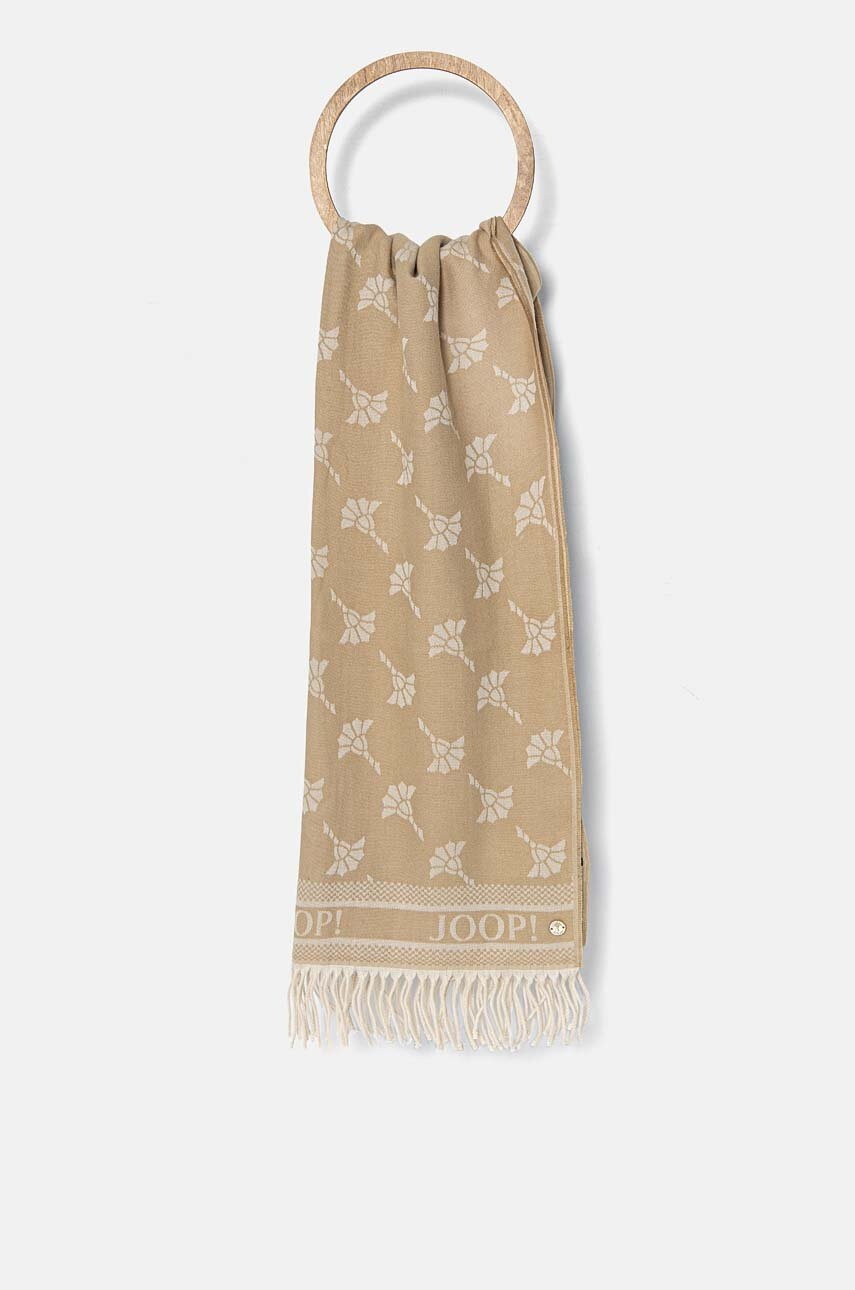 

Шал Joop! дамски в бежово с десен 30044290, Бежов