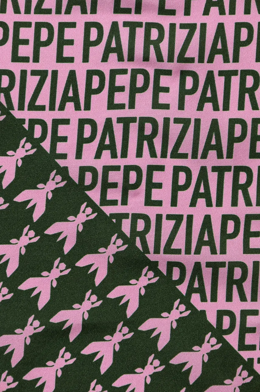 Платок Patrizia Pepe женская цвет зелёный узор 8F0016 A4X1 Платок Patrizia Pepe женская цвет зелёный узор 8F0016 A4X1