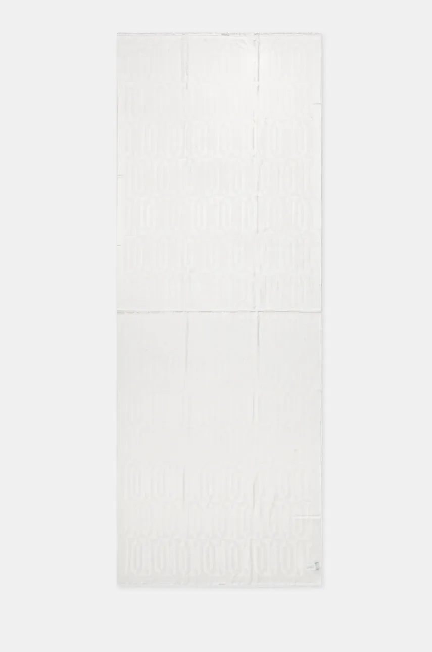 

Копринен шал Lanvin в бежово с десен 6L7020.J5754, Бежов