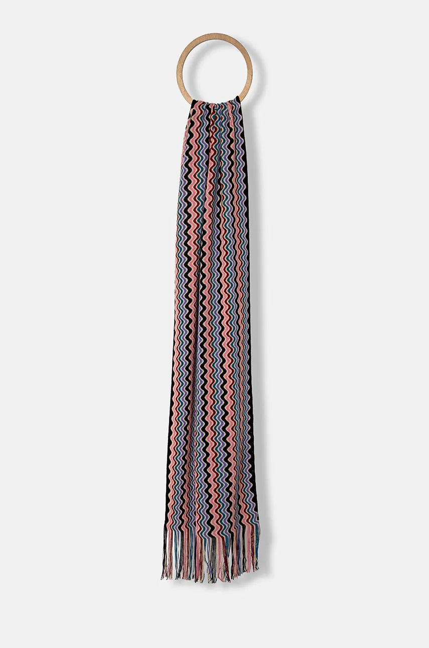 

Вълнен шал Missoni с десен SC35WMD9714, Многоцветен