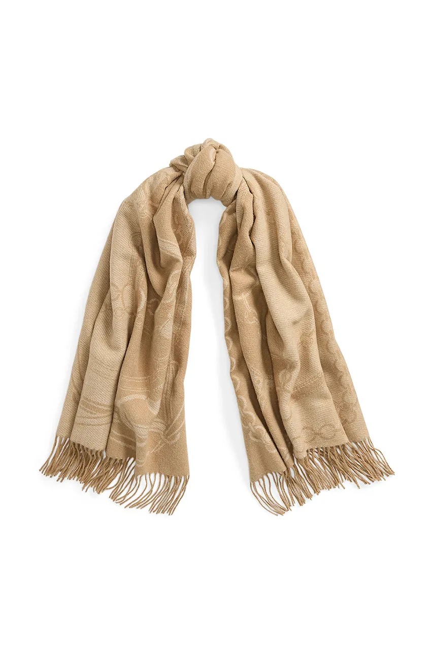 

Шал Lauren Ralph Lauren дамски в бежово 454960035, Бежов