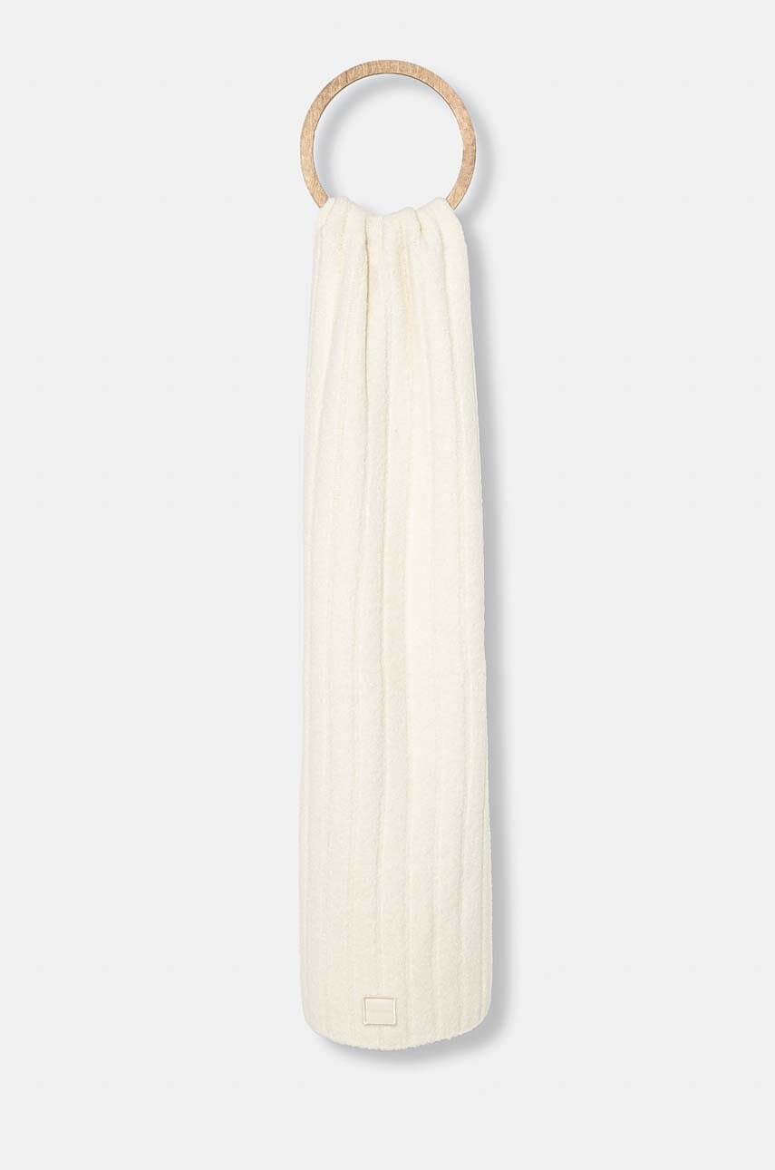 Calvin Klein sál gyapjú keverékből bézs, sima, K60K612608 akciós termékkép 1