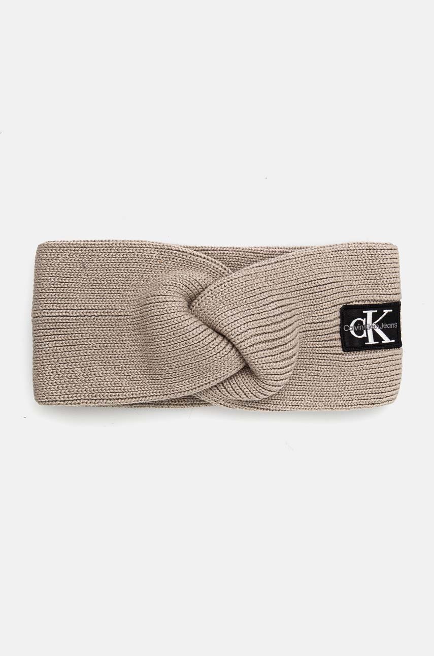 

Лента за глава Calvin Klein Jeans в бежово K60K612660, Бежов