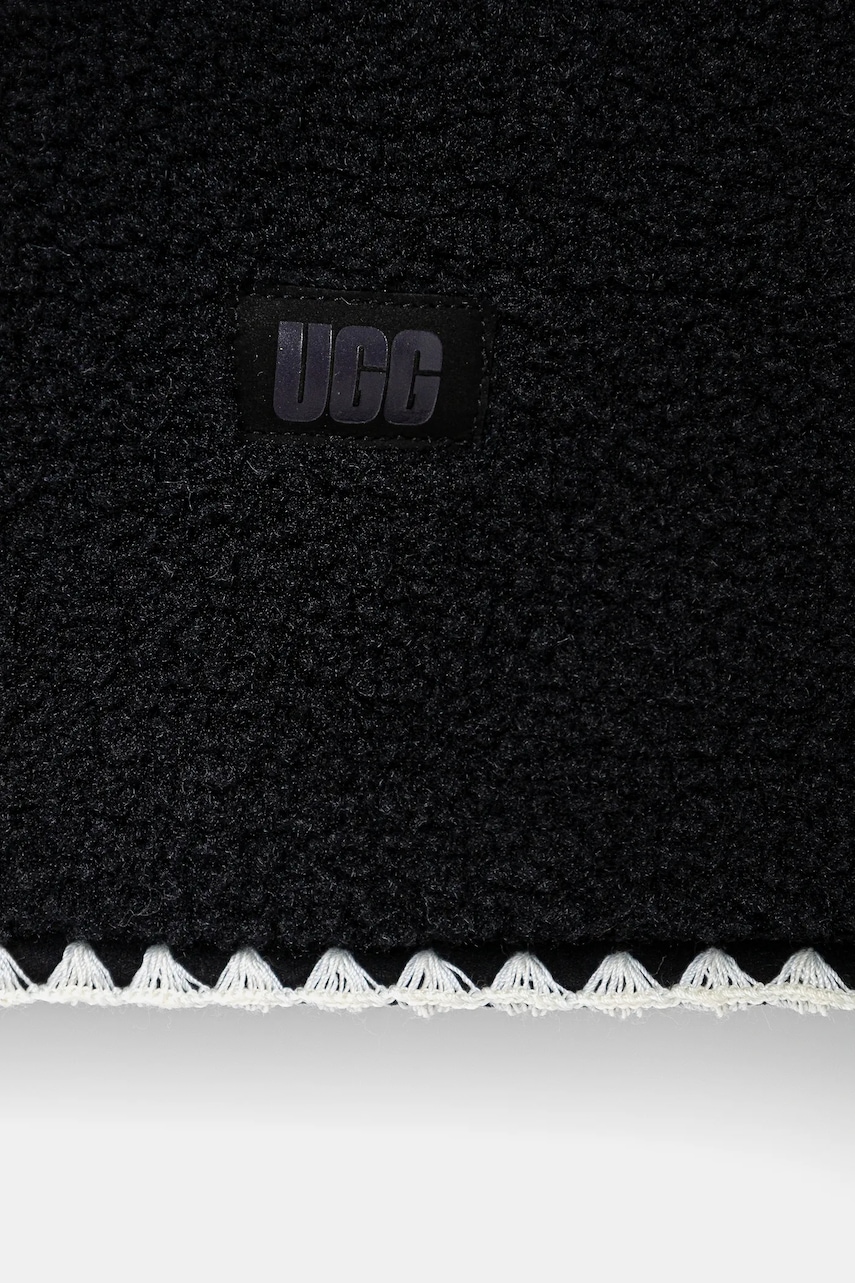 Шарф UGG женский цвет чёрный однотонный 101021 Шарф UGG женский цвет чёрный однотонный 101021