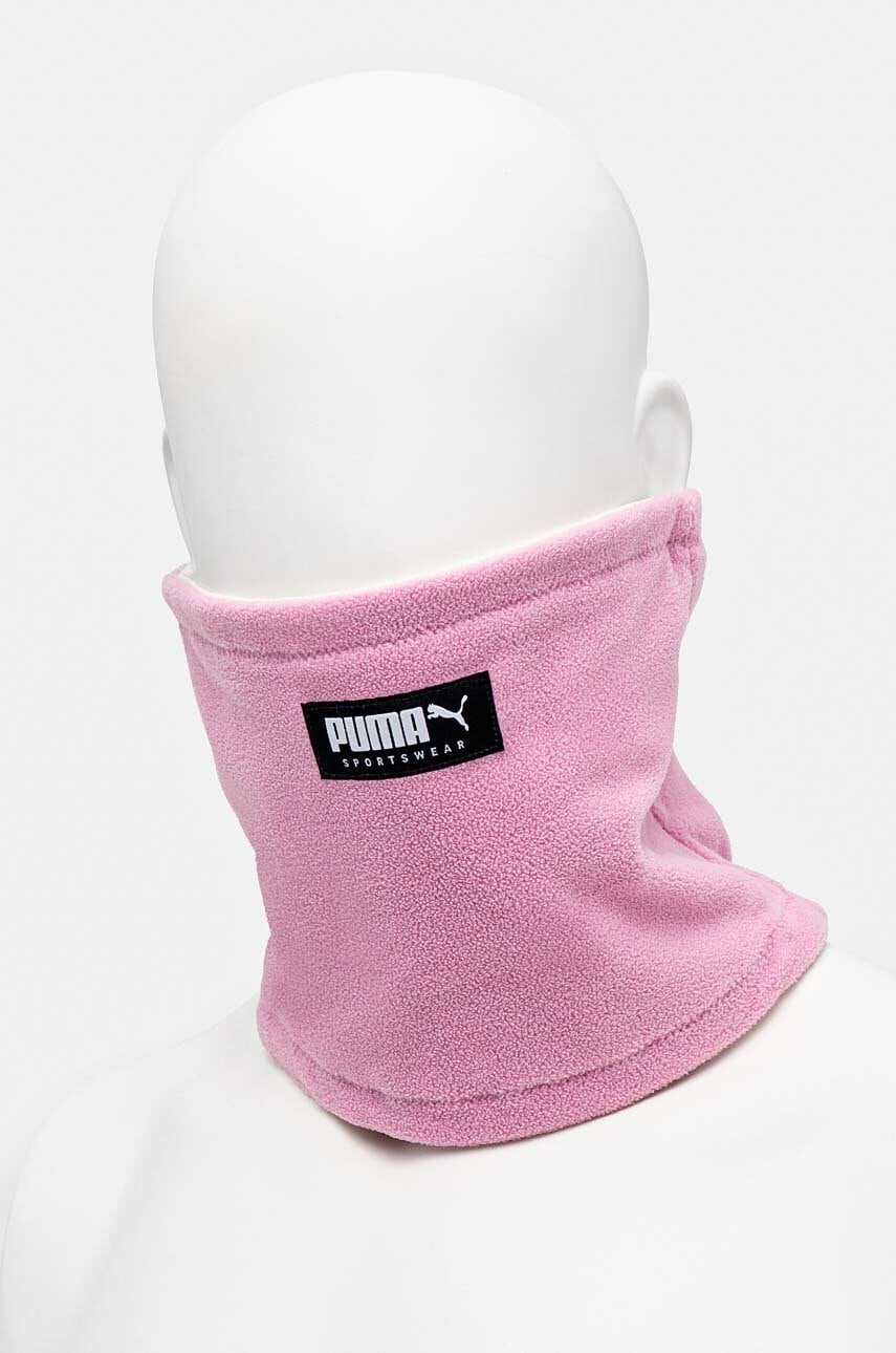 

Кръгъл шал с две лица Puma в розово с изчистен дизайн 54089.D, Розов