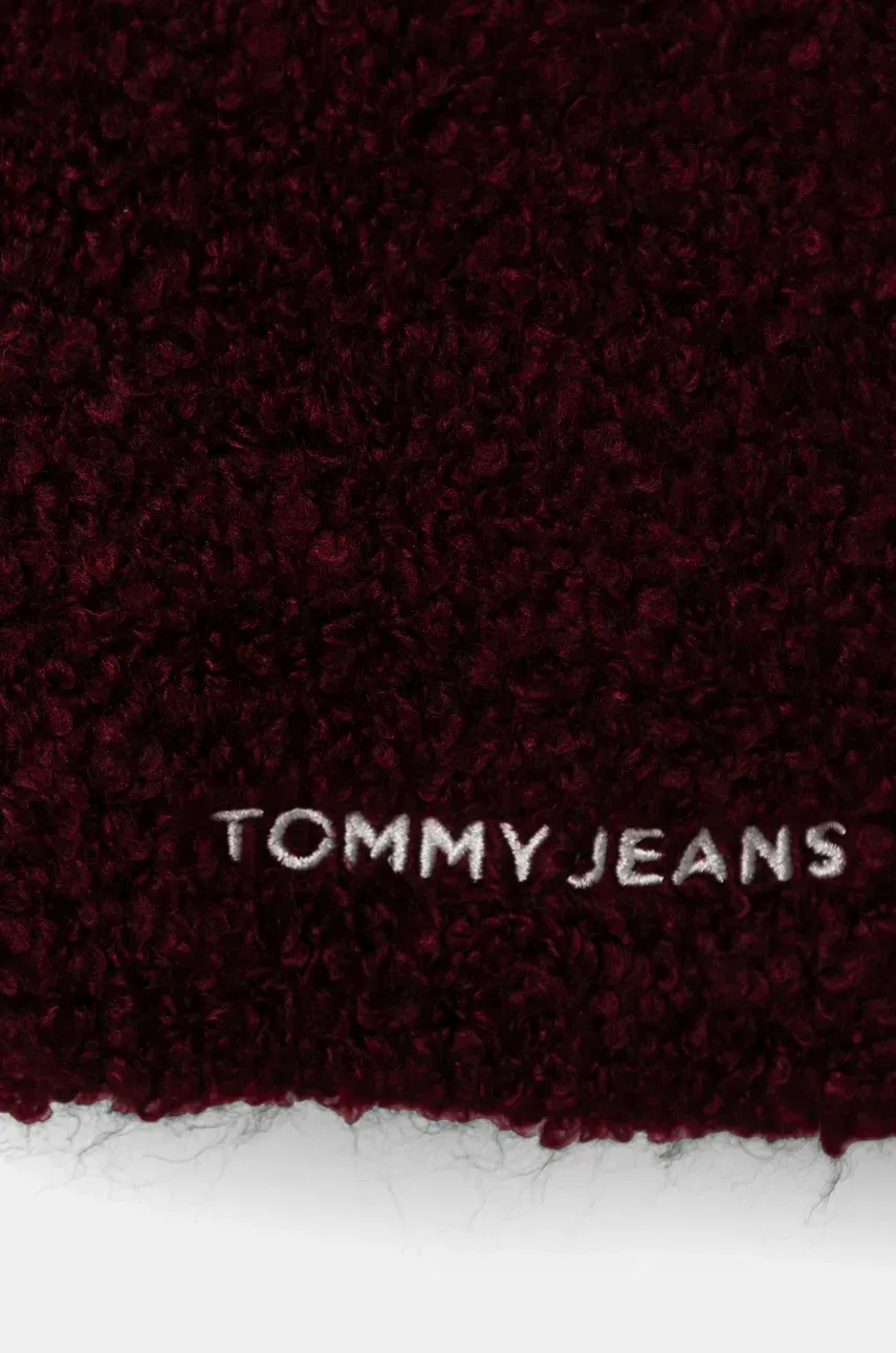 Šal S Primesjo Volne Tommy Jeans Bordo Barva, AW0AW16789