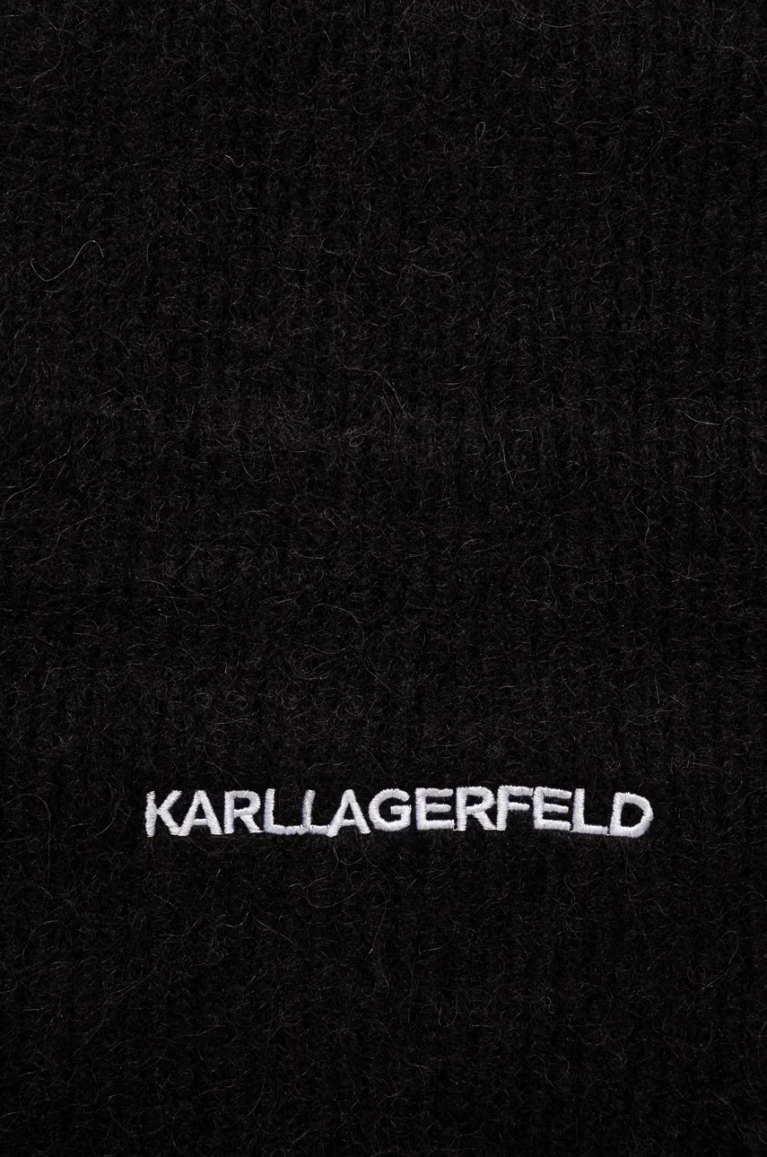 Шарф Karl Lagerfeld женский цвет чёрный однотонный 246W3305 Шарф Karl Lagerfeld женский цвет чёрный однотонный 246W3305