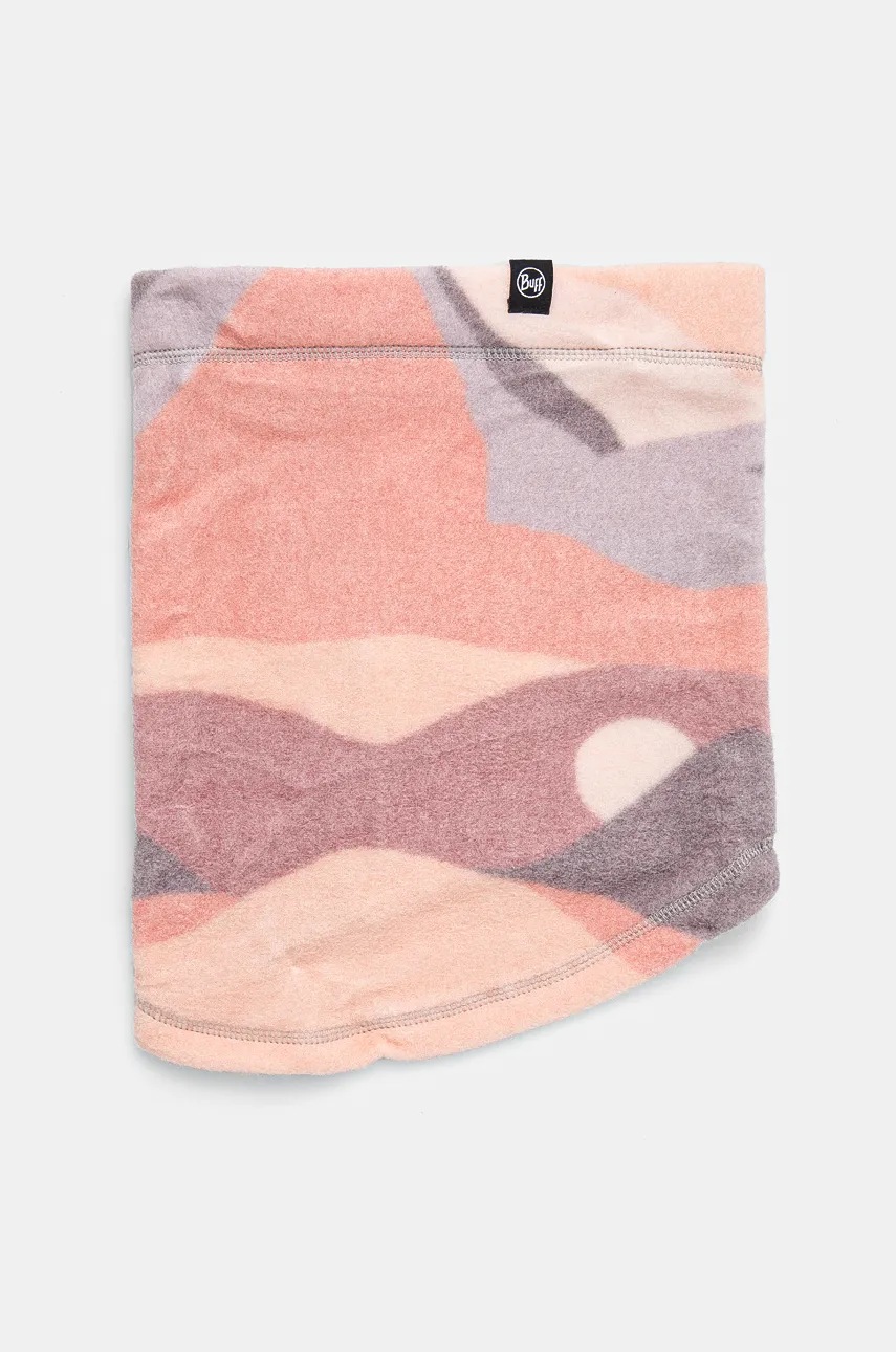 

Кръгъл шал Buff Polar Prints дамски в оранжево с десен 134697, Розов