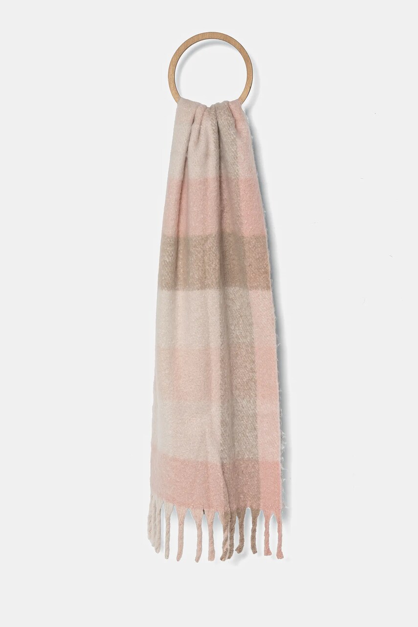 Hollister Co. fular femei, culoarea roz, modelator, KI354-4036