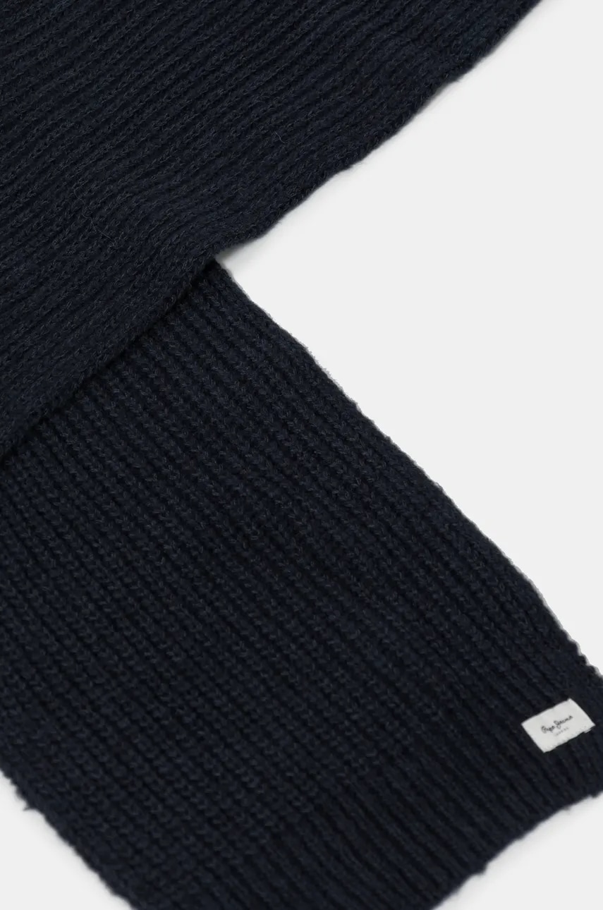 Шарф Pepe Jeans ZOE SCARF цвет синий однотонный PG060117 Шарф Pepe Jeans ZOE SCARF цвет синий однотонный PG060117