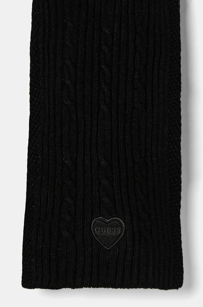 Детский шарф Guess цвет чёрный с аппликацией J4BZ46 Z2QP0 Детский шарф Guess цвет чёрный с аппликацией J4BZ46 Z2QP0