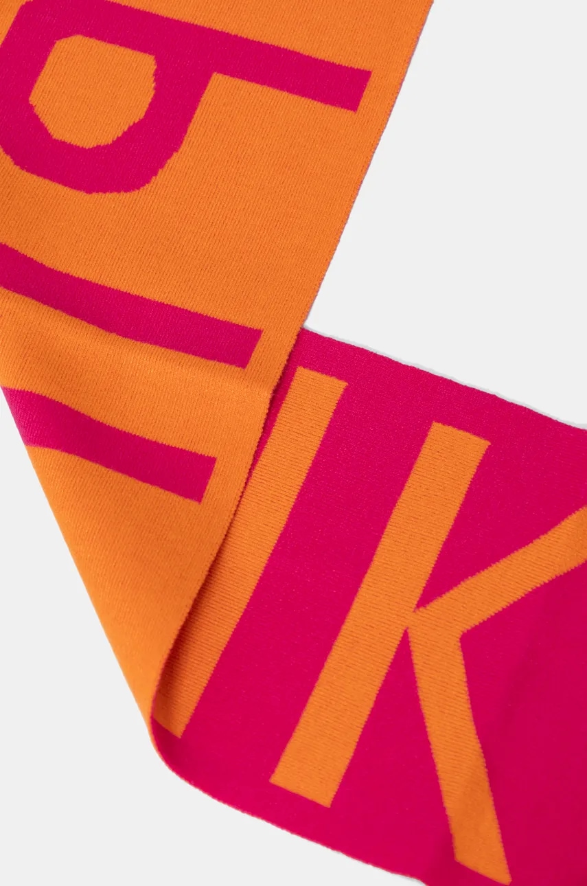Шарф Pinko Up цвет розовый узорный F4PIBGSC131 Шарф Pinko Up цвет розовый узорный F4PIBGSC131
