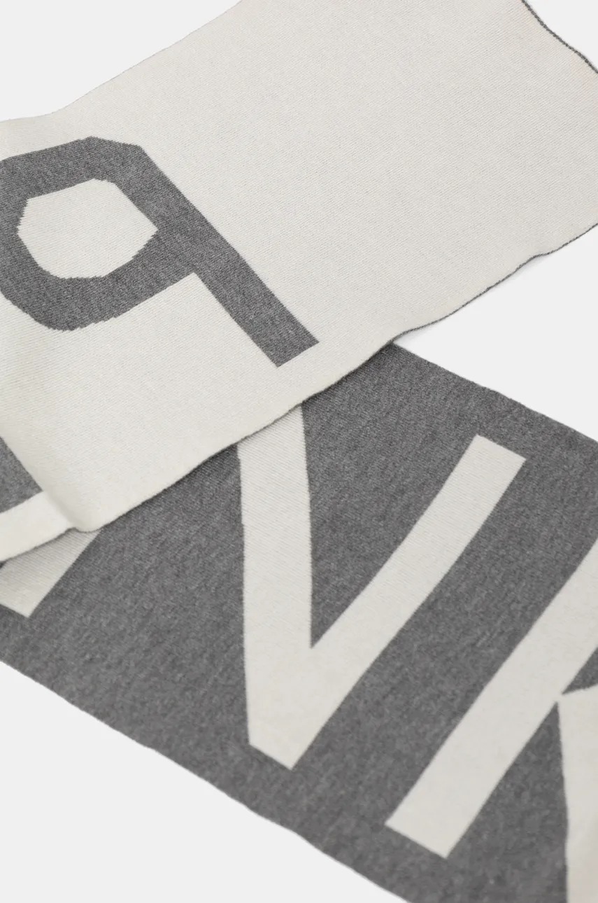 Детский шарф Pinko Up цвет серый узорный F4PIJGSC098