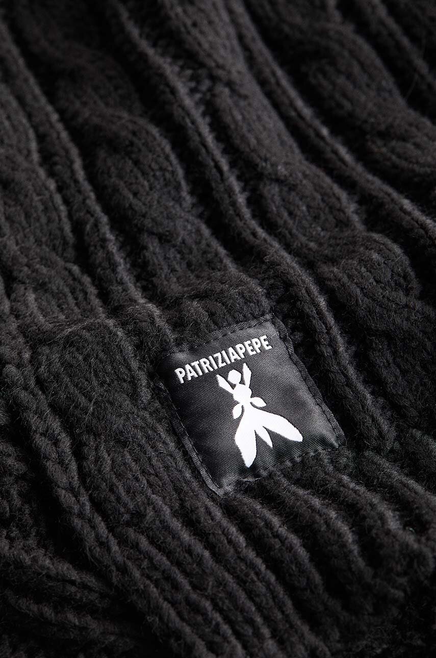 Детский шарф Patrizia Pepe K217 цвет чёрный однотонный 7F0019 Детский шарф Patrizia Pepe K217 цвет чёрный однотонный 7F0019