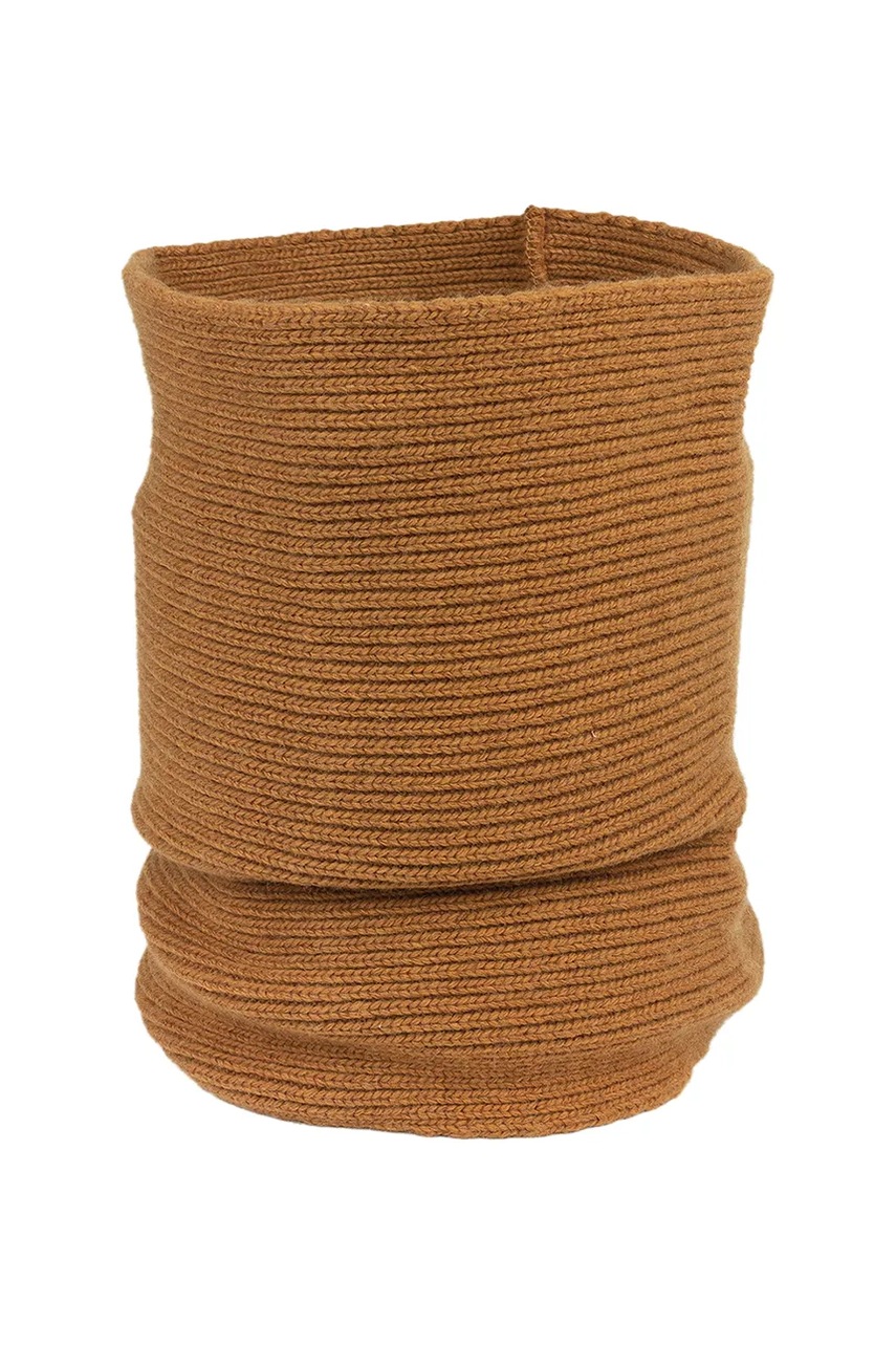 

Детски кръгъл шал Jamiks KRISTON в бежово с изчистен дизайн JZH426, Кафяв