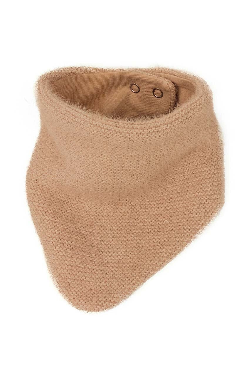 Levně Dětský šátek Jamiks TEMIDA hnědá barva, JZH409
