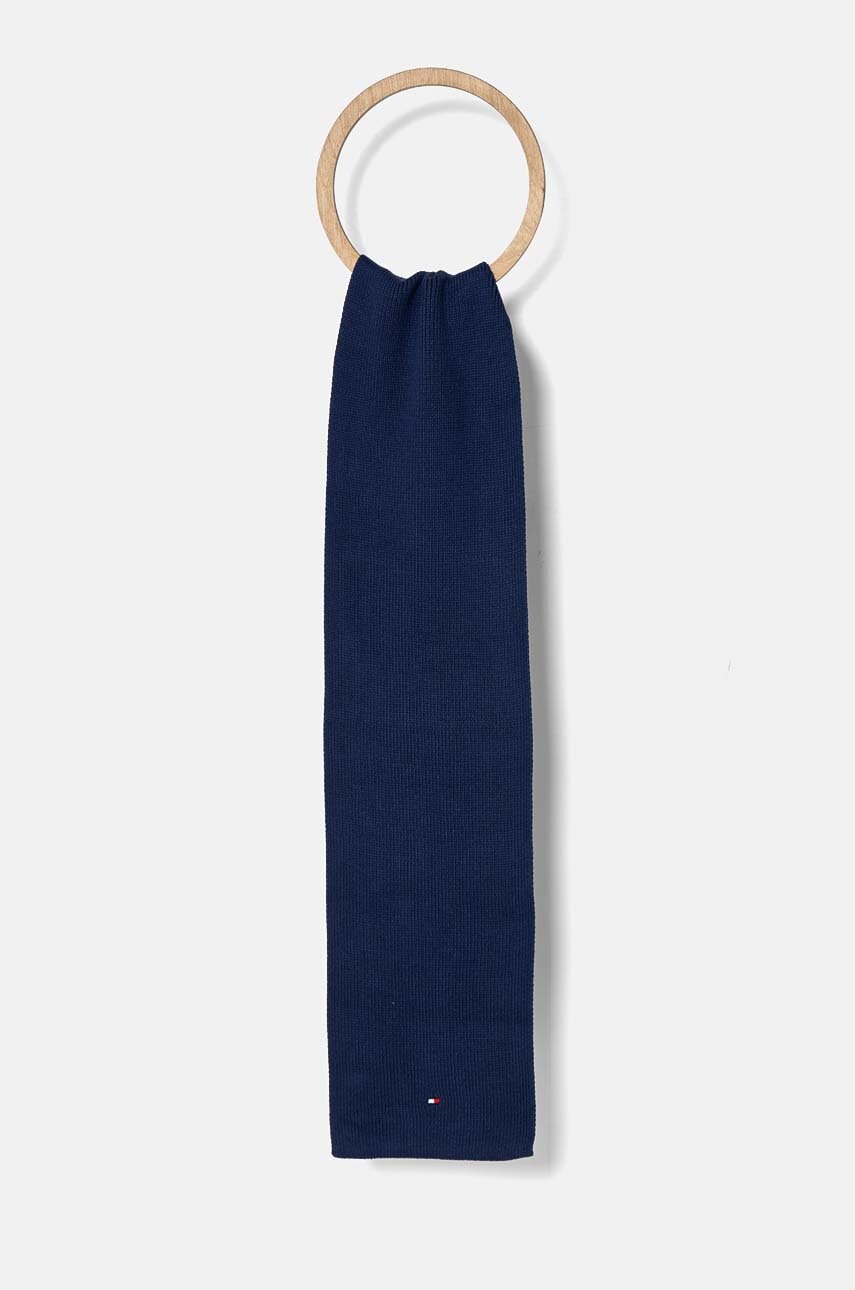 Levně Dětský bavlněný šátek Tommy Hilfiger tmavomodrá barva, AU0AU01566