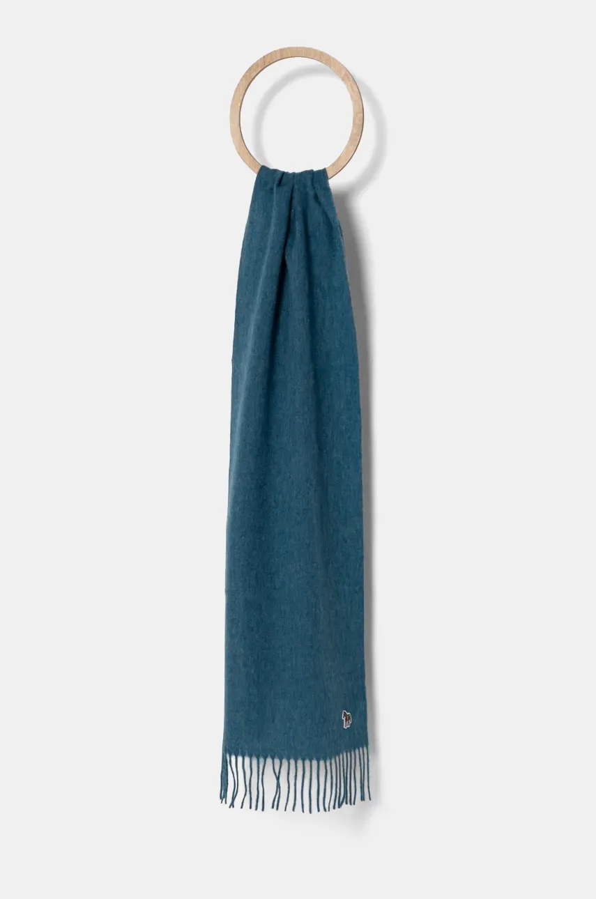 

Шал PS Paul Smith мъжки в синьо с изчистен дизайн M2A.150K.NZEBRA, Син