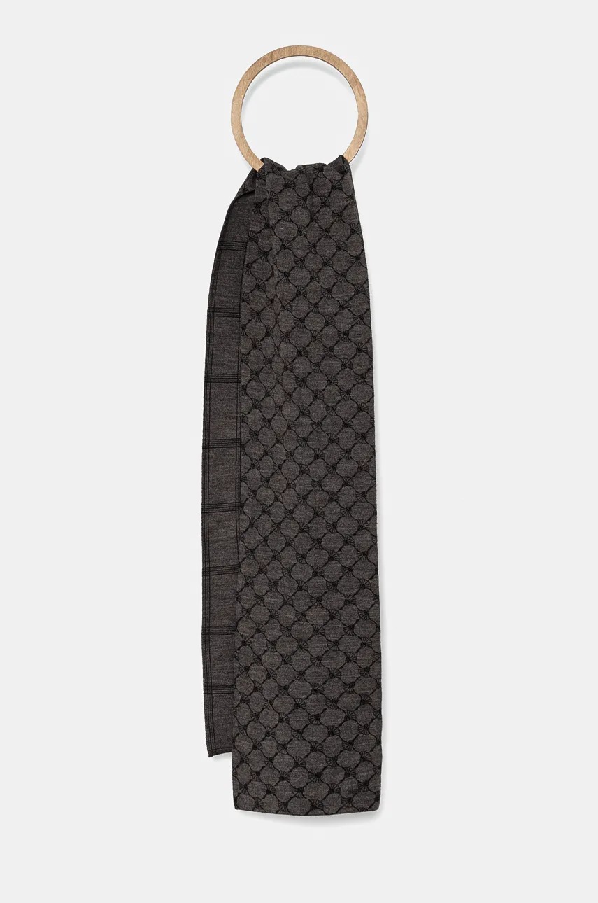 

Шал Joop! мъжки в сиво с десен 30043442, Сив