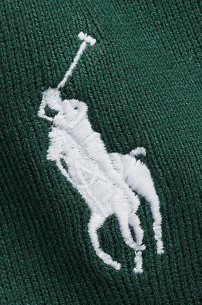 Хлопковый шарф Polo Ralph Lauren цвет зелёный однотонный 710886139 Хлопковый шарф Polo Ralph Lauren цвет зелёный однотонный 710886139