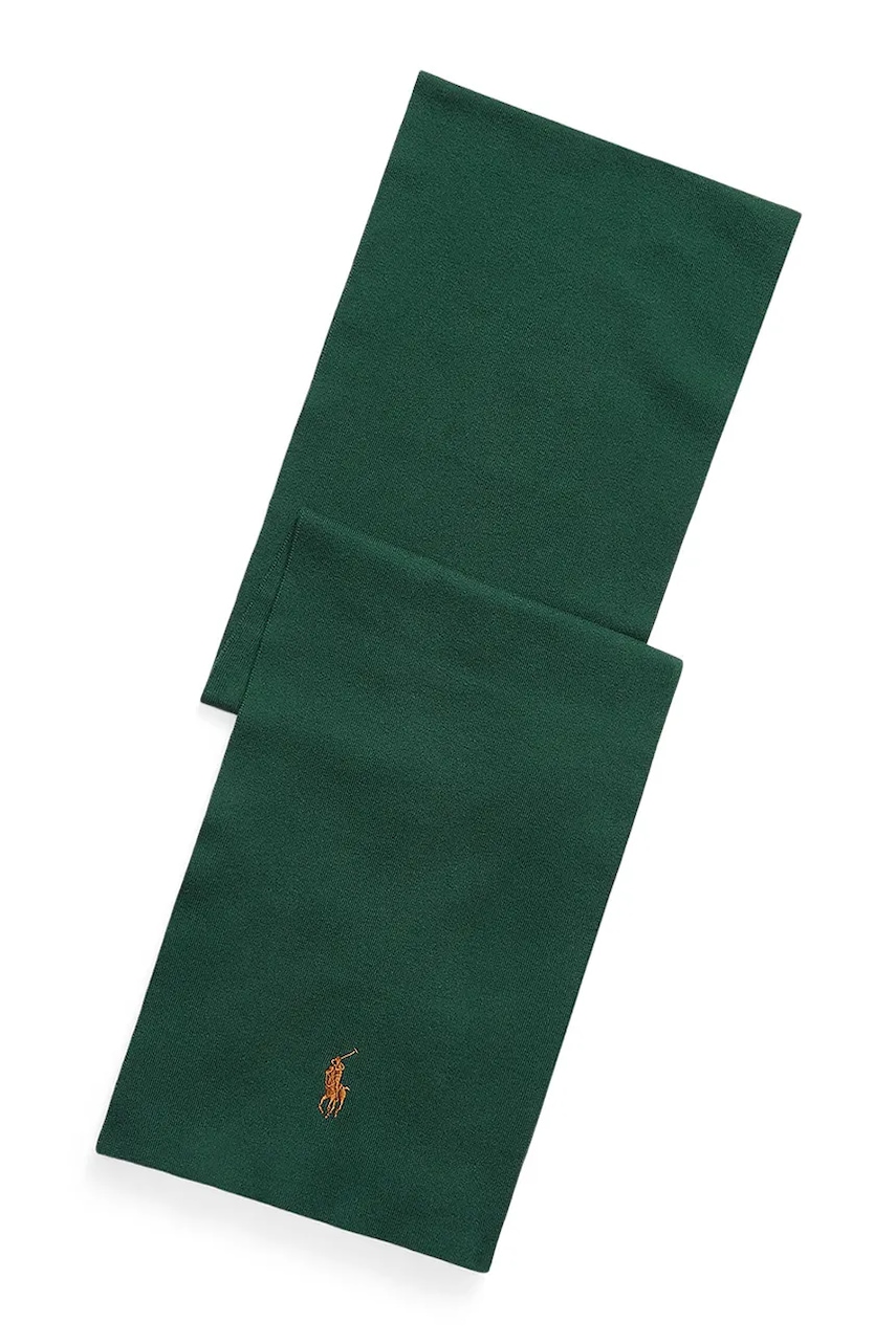 Levně Bavlněný šátek Polo Ralph Lauren hnědá barva, 710886139