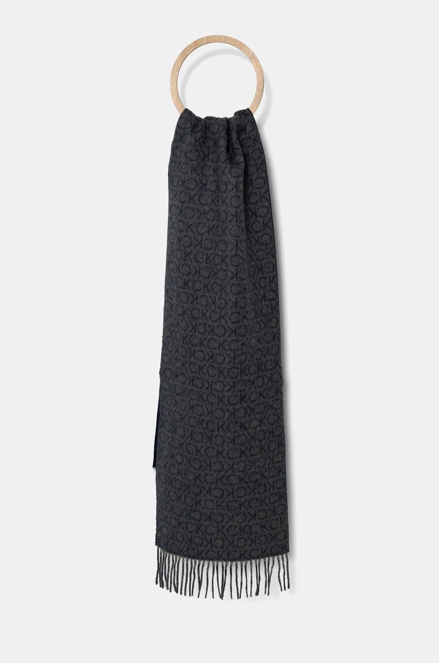 Levně Šála Calvin Klein tmavomodrá barva, K50K512377