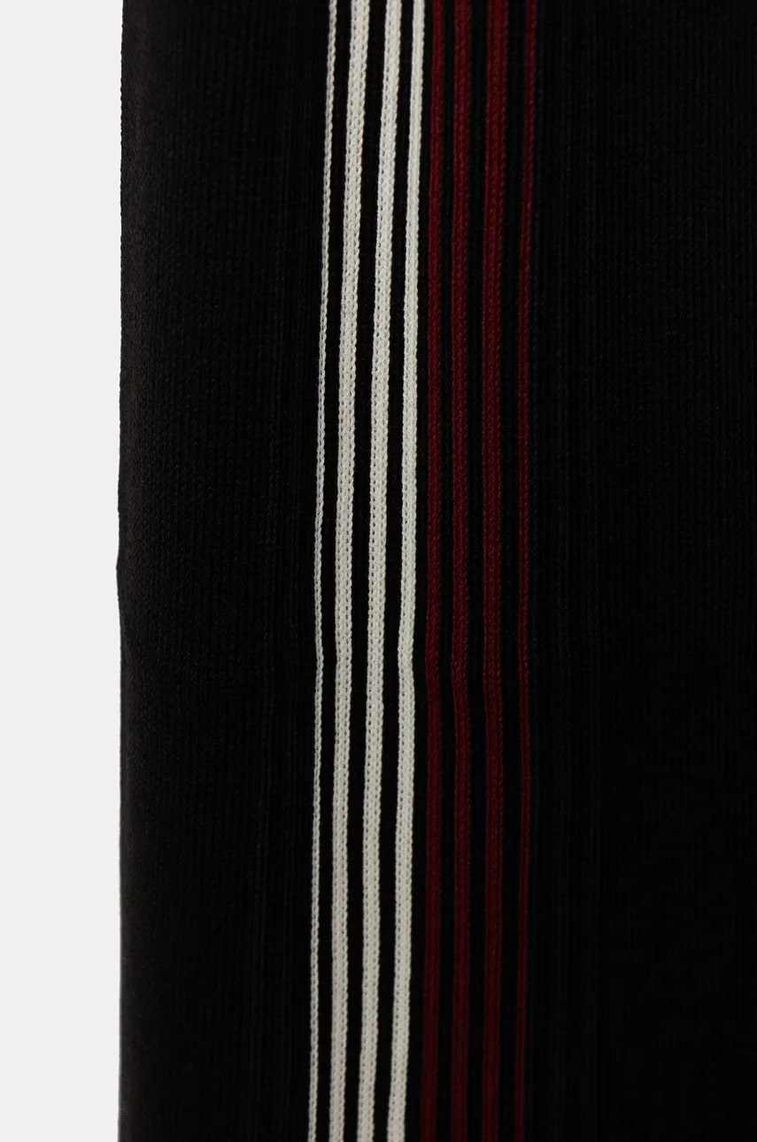 Шарф с примесью шерсти Tommy Hilfiger цвет чёрный узорный AM0AM12833 Шарф с примесью шерсти Tommy Hilfiger цвет чёрный узорный AM0AM12833