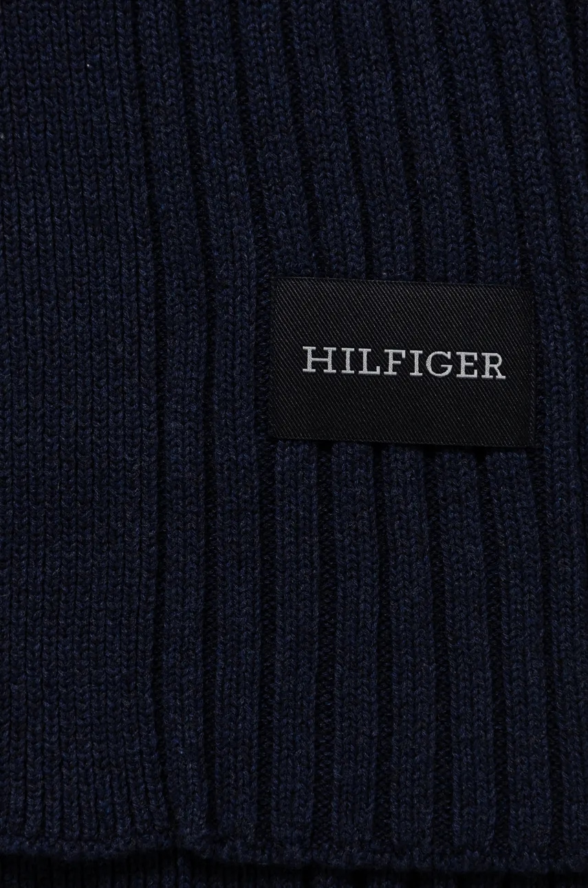 Шарф Tommy Hilfiger мужской цвет синий однотонный AM0AM12837 Шарф Tommy Hilfiger мужской цвет синий однотонный AM0AM12837