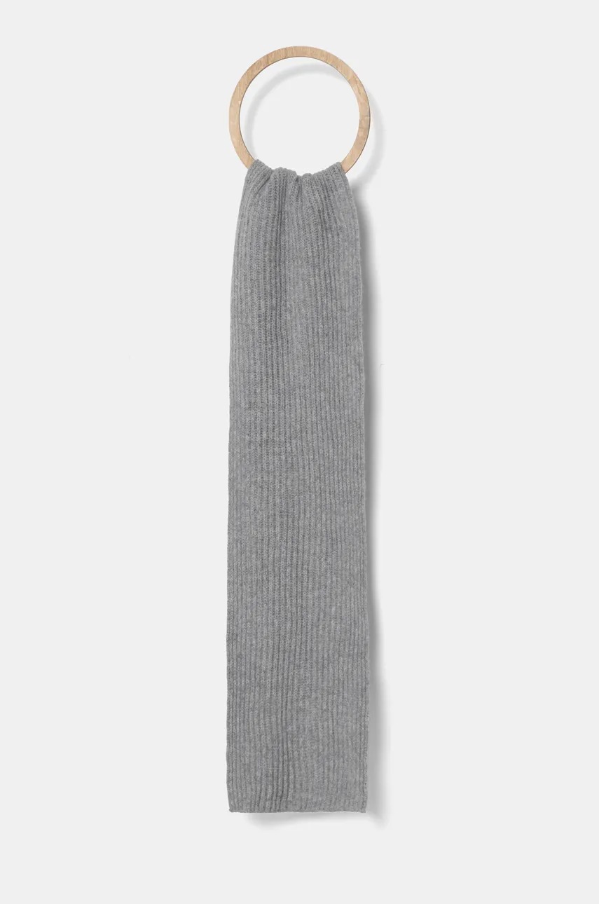 

Шал United Colors of Benetton в сиво с изчистен дизайн 1302U0723, Сив
