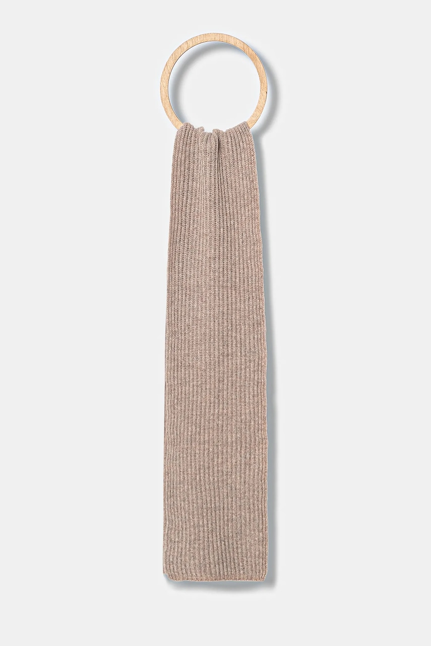United Colors of Benetton fular culoarea maro, uni, 1302U0723