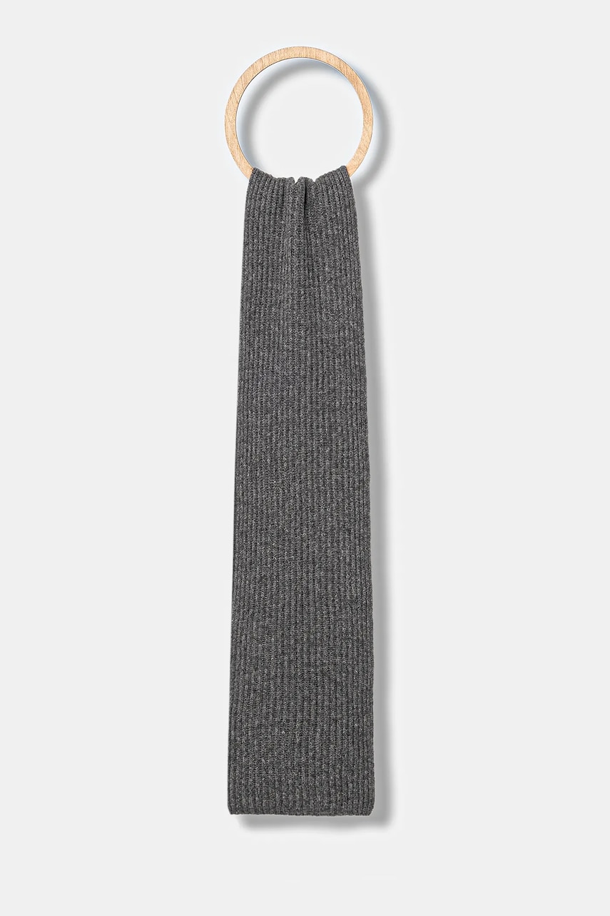 United Colors of Benetton fular culoarea maro, uni, 1302U0723